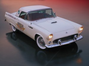 Thunderbird 1956 American Dream Car Poster Print on 10 mil Archival Satin Paper 16" x 12""