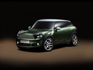 Mini Paceman Concept Car Poster Print on 10 mil Archival Satin Paper 16" x 12"