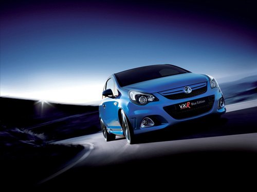 Vauxhall Corsa VXR Blue Edition Car Poster Print on 10 mil Archival Satin Paper 16" x 12"