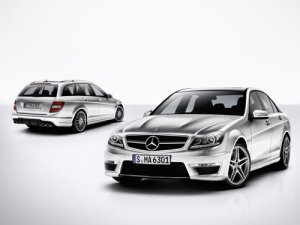 Mercedes-Benz C63 AMG Car Poster Print on 10 mil Archival Satin Paper 20" x 15"