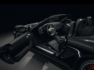 Porsche Boxster S Black Edition Car Poster Print on 10 mil Archival Satin Paper 16" x 12"