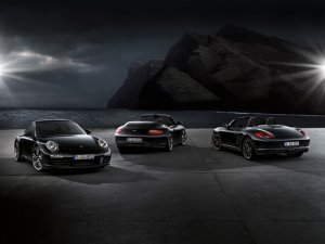 Porsche Boxster S Black Edition Car Poster Print on 10 mil Archival Satin Paper 20" x 15"