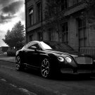 Bentley Continental GTS Black Edition Car Poster Print on 10 mil Archival Satin Paper 16" X 12"