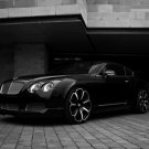 Bentley Continental GTS Black Edition Car Poster Print on 10 mil Archival Satin Paper 16" X 12"
