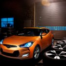 Hyundai Veloster (2012) Car Poster Print on 10 mil Archival Satin Paper 20" x 15"