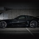 Ferrari 599 GTB Fiorano Comte Noir Car Poster Print on 10 mil Archival Satin Paper 26" x 16"