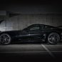 Ferrari 599 GTB Fiorano Comte Noir Car Poster Print on 10 mil Archival Satin Paper 26" x 16"