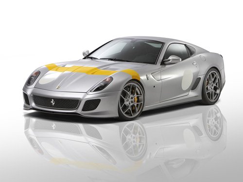 Ferrari 599 Novitec Rosso GTO Car Poster Print on 10 mil Archival Satin Paper 20" x 15"