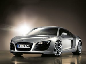 Audi R8 Car Poster Print on 10 mil Archival Satin Paper 26" x 16"