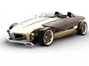 Mercedes-Benz RECY Concept Car Poster Print on 10 mil Archival Satin Paper 16" x 12"