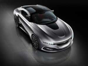 Saab PhoeniX Concept Car Poster Print on 10 mil Archival Satin Paper 16" x 12"