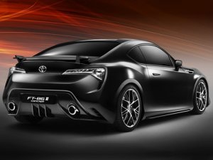 Toyota FT-86 II Concept Car Poster Print on 10 mil Archival Satin Paper 16" x 12"
