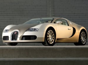 Bugatti Veyron Gold Edition Car Poster Print on 10 mil Archival Satin Paper 20" x 15"