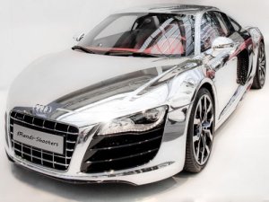 Audi R8 Platinum Car Poster Print on 10 mil Archival Satin Paper 20" x 15"