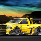 Dodge RAM SRT Evo Custom Truck Poster Print on 10 mil Archival Satin Paper 20" x 15"