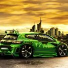 Volkswagen Scirocco Custom Car Poster Print on 10 mil Archival Satin Paper 16" x 12"