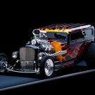 Ford Tudor (1932) Custom Car Poster Print on 10 mil Archival Satin Paper 16" x 12"