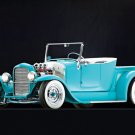 Ford (1927) Roadster Custom Truck Poster Print on 10 mil Archival Satin Paper 16" x 12"