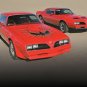 Pontiac Trans Am and Formula Car Poster Print on 10 mil Archival Satin Paper 16" x 12"