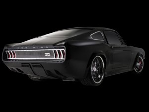 Ford Mustang Obsidian SG-One Car Poster Print on 10 mil Archival Satin Paper 16" x 12""