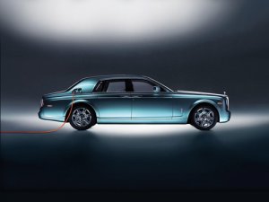Rolls-Royce Phantom 102EX Experimental Electric Car Print on 10 mil Archival Satin Paper 26" x 16"