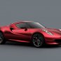 Alfa Romeo 4C Concept Car Poster Print on 10 mil Archival Satin Paper 16" x 12"