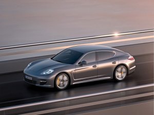 Porsche Panamera Turbo S Car Poster Print on 10 mil Archival Satin Paper 16" x 12"