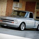 Chevy 1/2 T Stepside (1967) Custom Truck Poster Print on 10 mil Archival Satin Paper 16" x 12"
