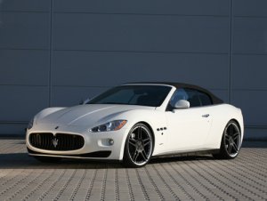 Maserati  Novitec Tridente GranCabrio Car Poster Print on 10 mil Archival Satin Paper 20" x 15"