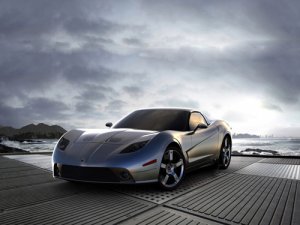 Soleil Motors Anadi Car Poster Print on 10 mil Archival Satin Paper 16" x 12"