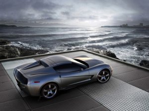 Soleil Motors Anadi Car Poster Print on 10 mil Archival Satin Paper 16" x 12"