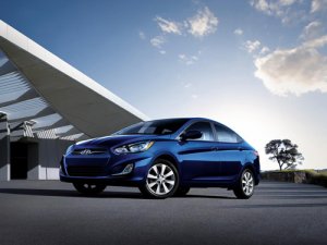 Hyundai Accent Concept Car Poster Print on 10 mil Archival Satin Paper 16" x 12"