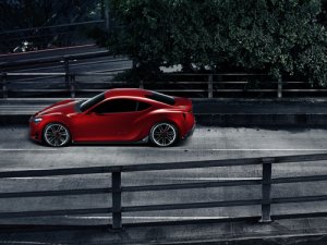 Scion FR-S Sports Coupe Concept Car Poster Print on 10 mil Archival Satin Paper 16" x 12"