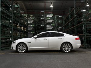 Jaguar XF (2012) Car Poster Print on 10 mil Archival Satin Paper 16" x 12"