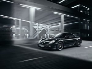 Porsche Cayman S Black Edition Car Poster Print on 10 mil Archival Satin Paper 20" x 15"