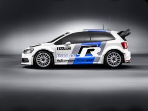 Volkswagen Polo R WRC Concept Car Poster Print on 10 mil Archival Satin Paper 16" x 12"