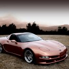 Wittera Chevrolet Corvette C5 Wide Body Car Poster Print on 10 mil Archival Satin Paper 20" x 15"
