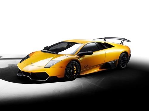 Lamborghini Murcielago LP 670-4 SuperVeloce Car Poster Print on 10 mil Archival Satin Paper 36" x 27"