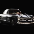 Mercedes-Benz 300 SL (1955) Car Poster Print on 10 mil Archival Satin Paper 20" x 15"
