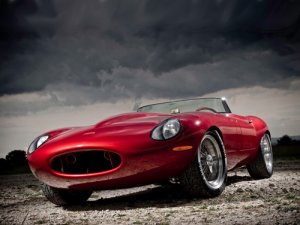 Jaguar Eagle E-Type Speedster Car Poster Print on 10 mil Archival Satin Paper 20" x 15"