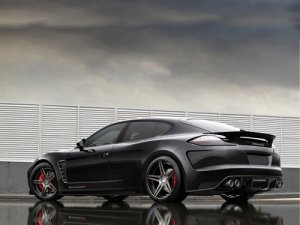 Porsche TopCar Panamera Stingray GTR Car Poster Print on 10 mil Archival Satin Paper 16" x 12"