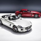 Mercedes-Benz SLS AMG Roadster 2012 Car Poster Print on 10 mil Archival Satin Paper 20" x 15"