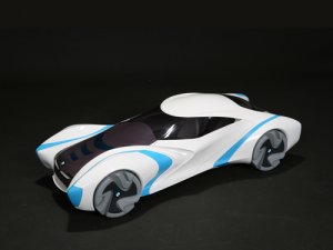 BMW Efficient Dynamic Safety Concept Car Poster Print on 10 mil Archival Satin Paper 20" x 15"