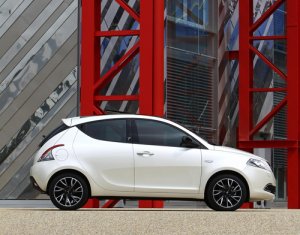 Lancia Nuova Ypsilon Hatchback Car Poster Print on 10 mil Archival Satin Paper 20" x 15"