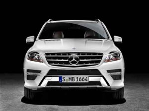 Mercedes-Benz M-Class (2012) Car Poster Print on 10 mil Archival Satin Paper 16" x 12"
