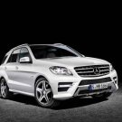 Mercedes-Benz M-Class (2012) Car Poster Print on 10 mil Archival Satin Paper 24" x 18"