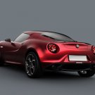 Alfa Romeo 4C Concept Car Poster Print on 10 mil Archival Satin Paper 36" x 24"