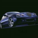 Jaguar S-Type R Car Poster Print on 10 mil Archival Satin Paper 24" x 18"