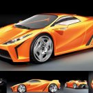Ferruccio Concept Car Poster Print on 10 mil Archival Satin Paper 20" x 15"