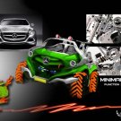 Mercedes-Benz Unimog Collage Concept Car Poster Print on 10 mil Archival Satin Paper 24" x 18"